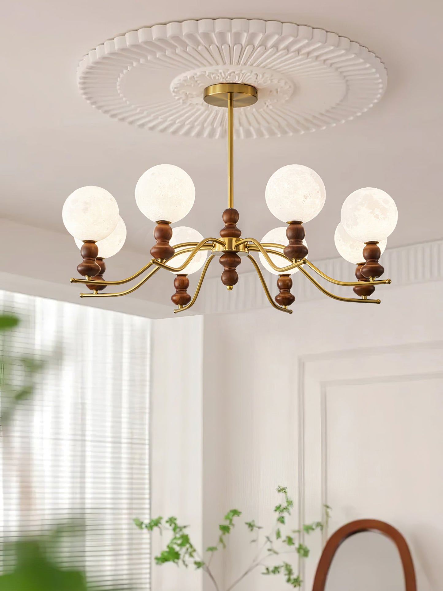 Moonlit Globe Pendant light Chandelier