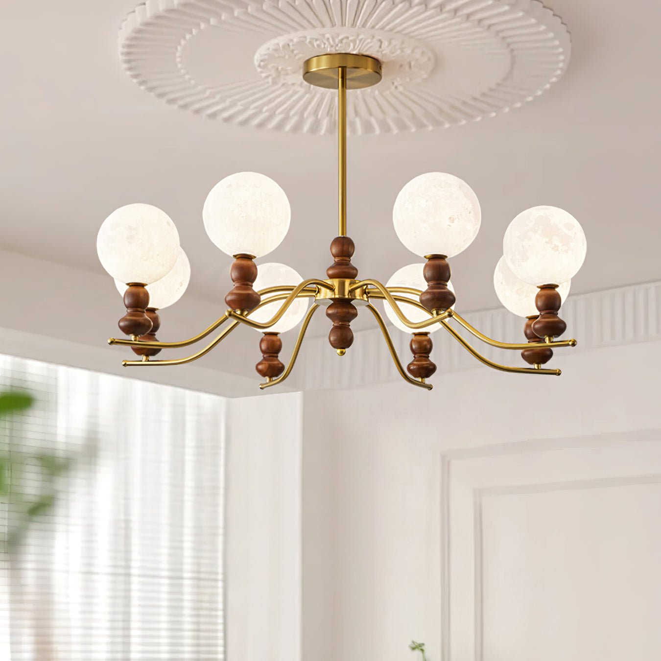 Moonlit Globe Pendant light Chandelier