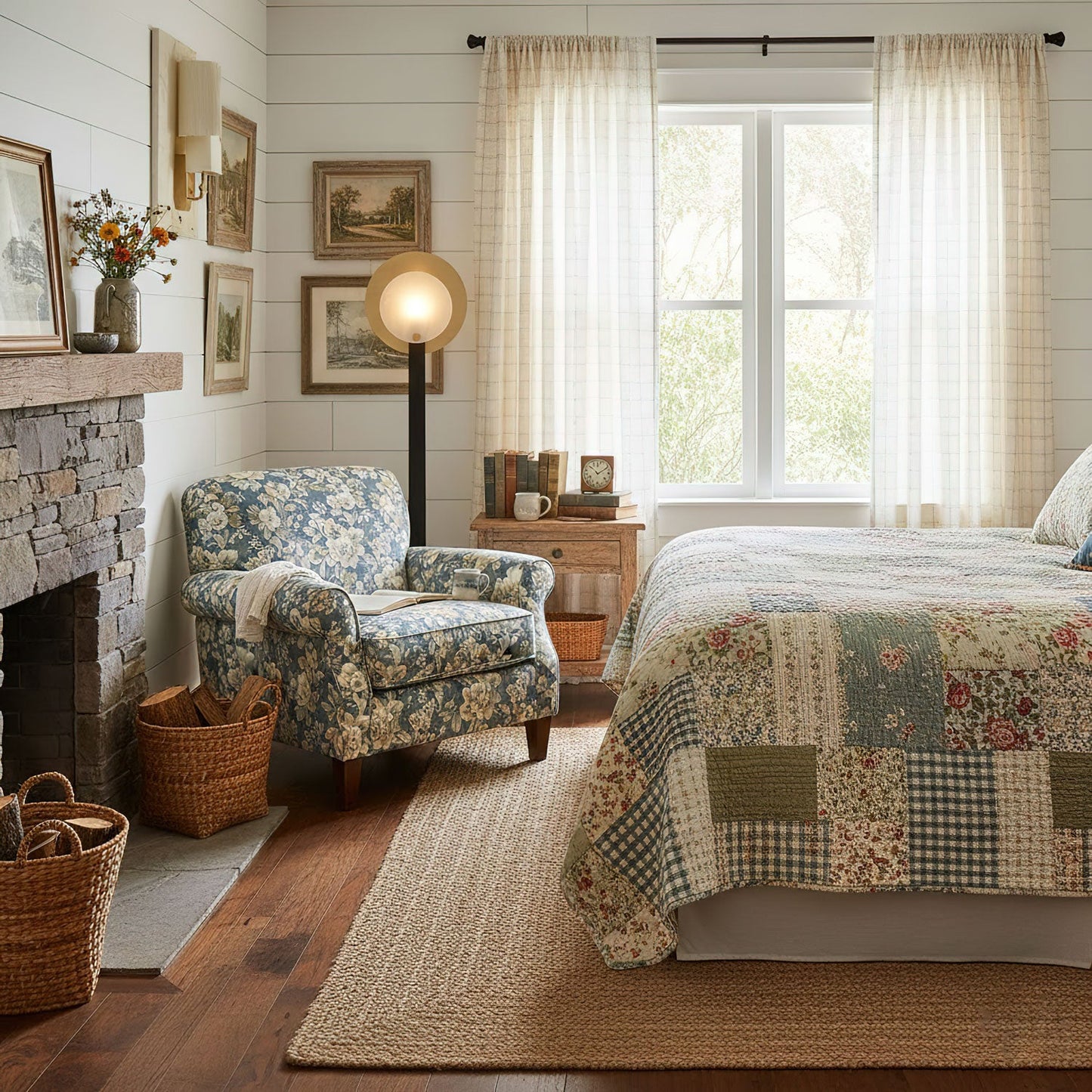 Mosaic Elegance Alabaster Floor Lamp