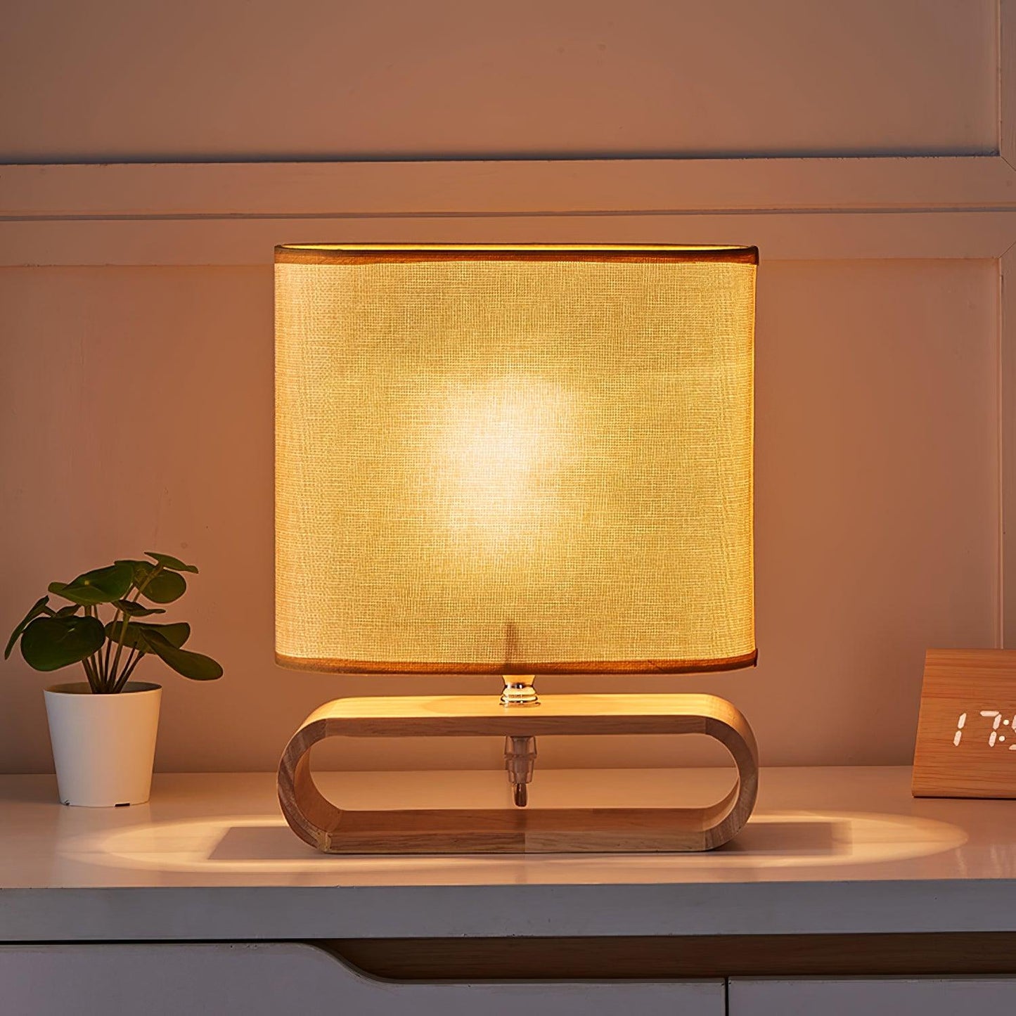 Moti Wood Accent lamp Table Lamp