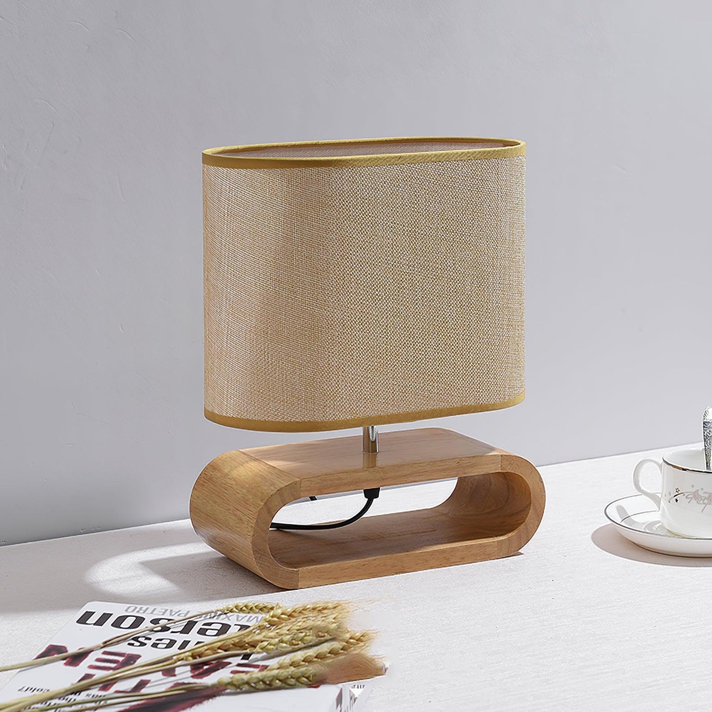 Moti Wood Accent lamp Table Lamp