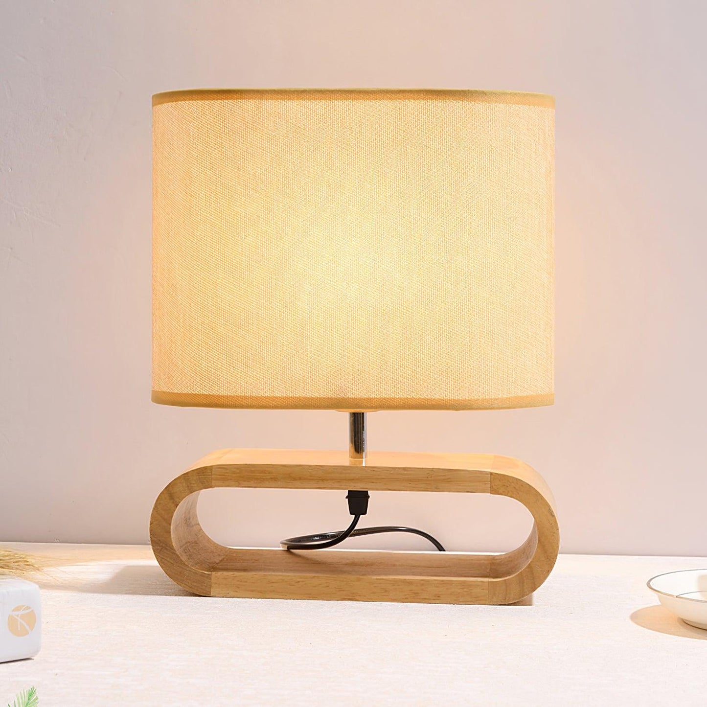 Moti Wood Accent lamp Table Lamp