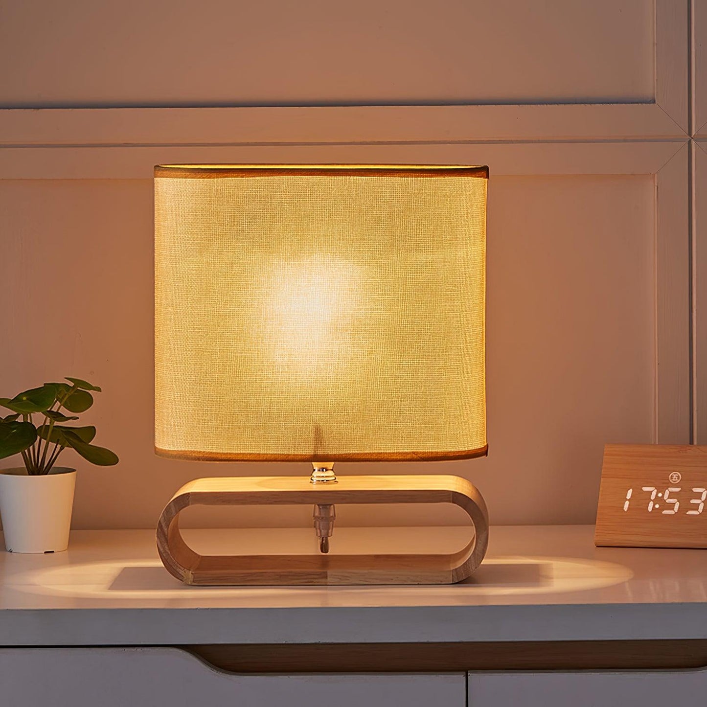 Moti Wood Accent lamp Table Lamp