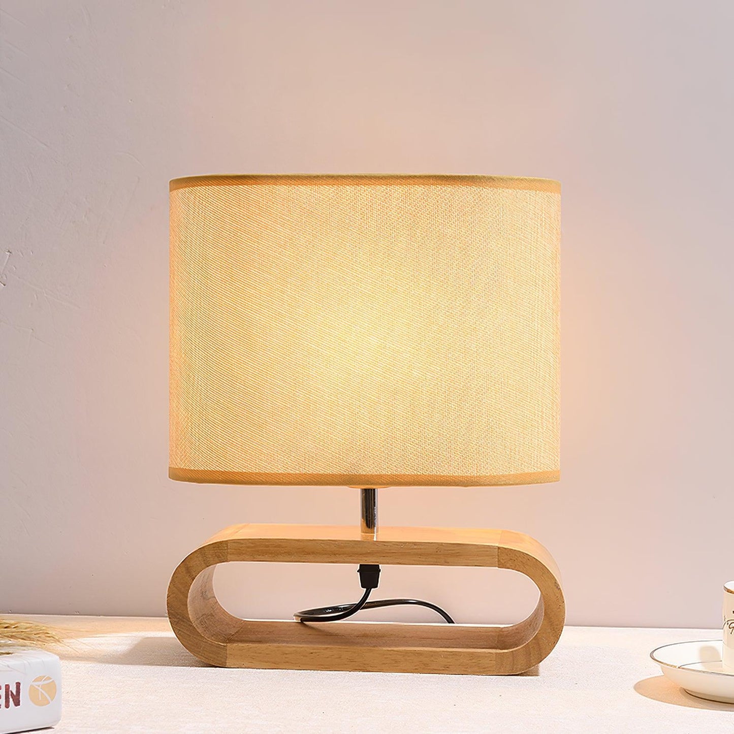 Moti Wood Accent lamp Table Lamp