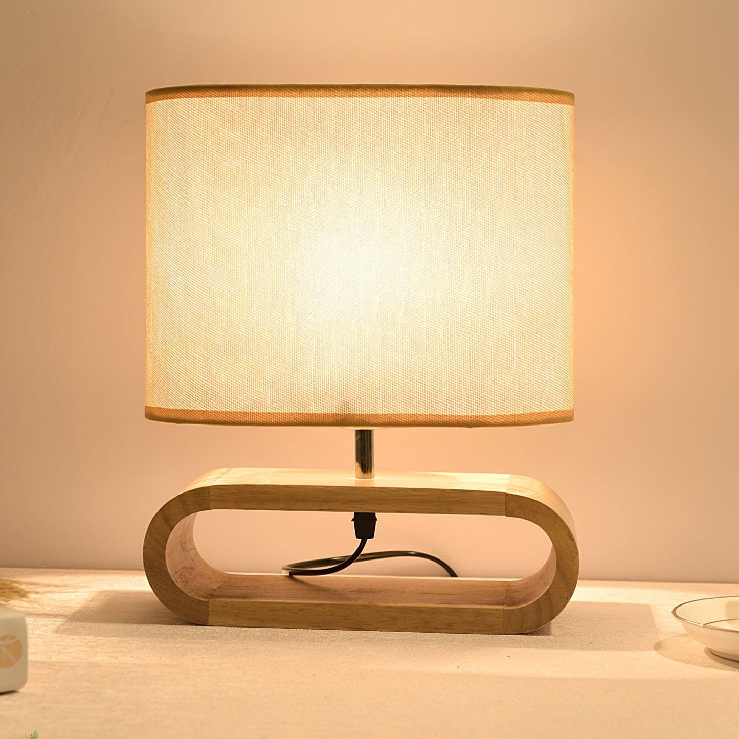 Moti Wood Accent lamp Table Lamp