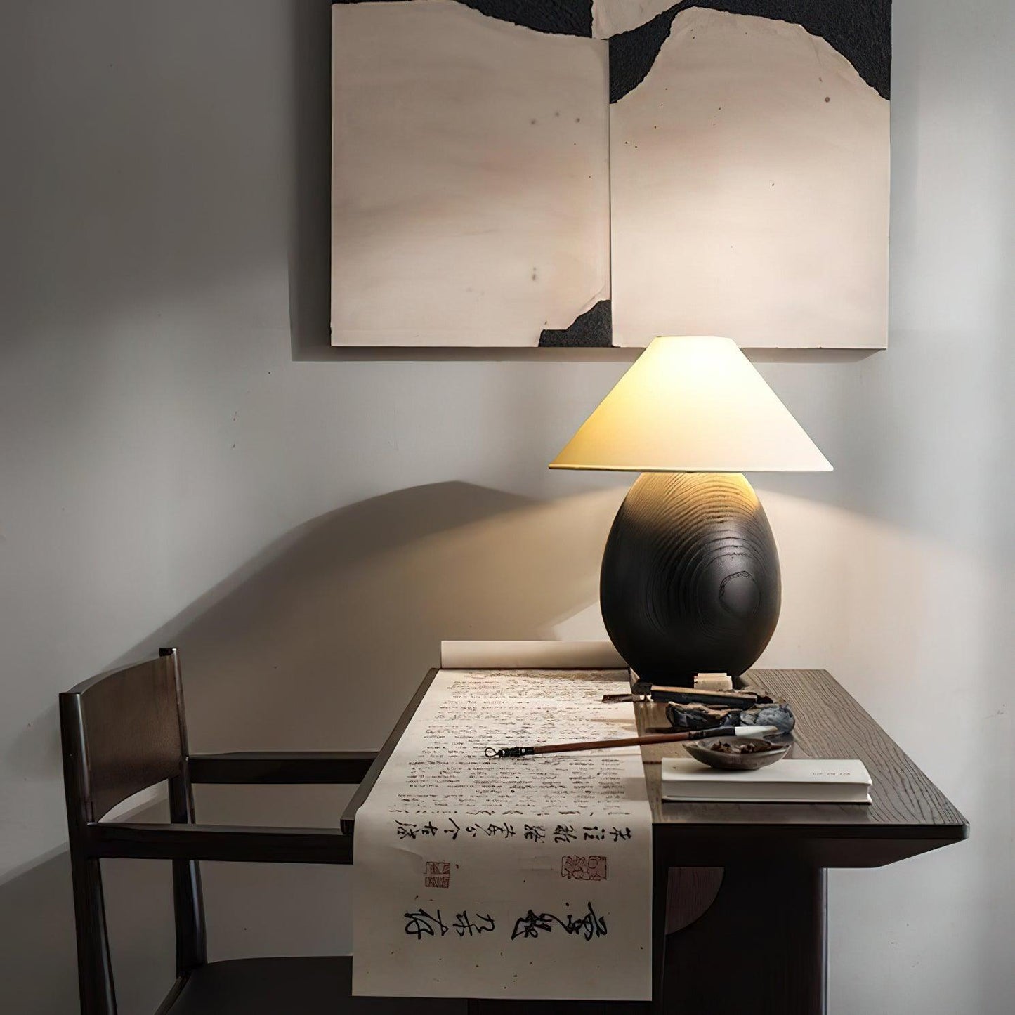 Mountain Wood Reading light Table Lamp