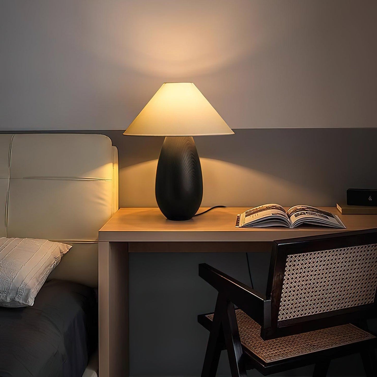 Mountain Wood Reading light Table Lamp