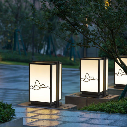 Mountain Architectural light Outdoor Post Light