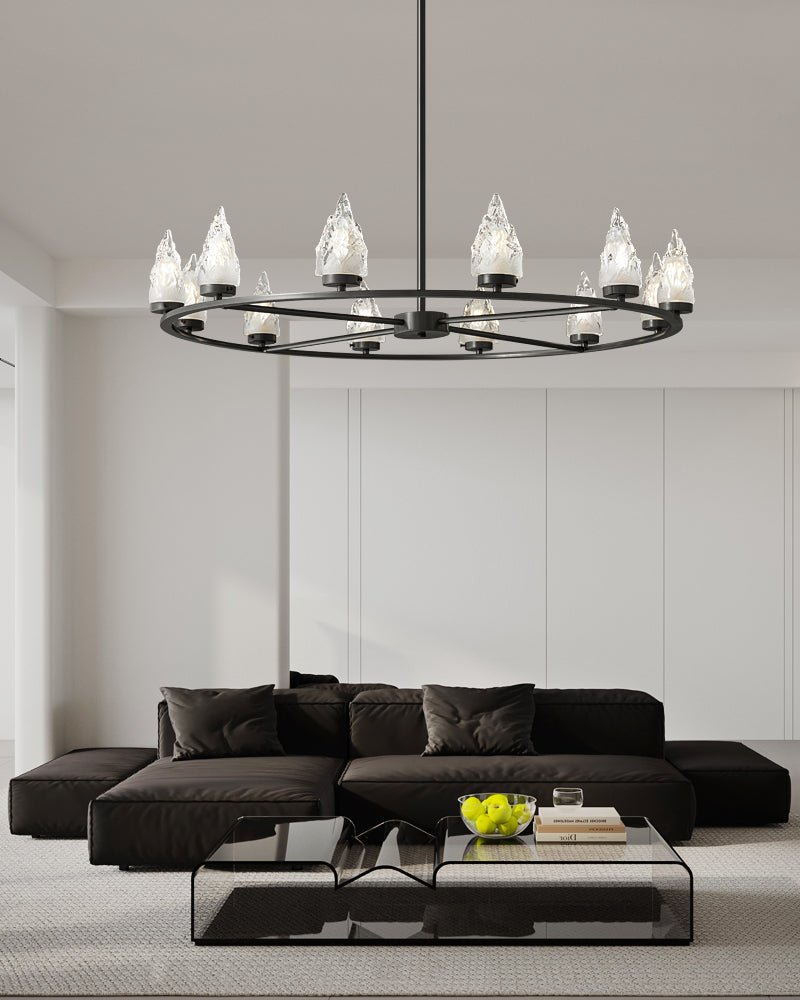 Mountain Peak Candelabrum Chandelier