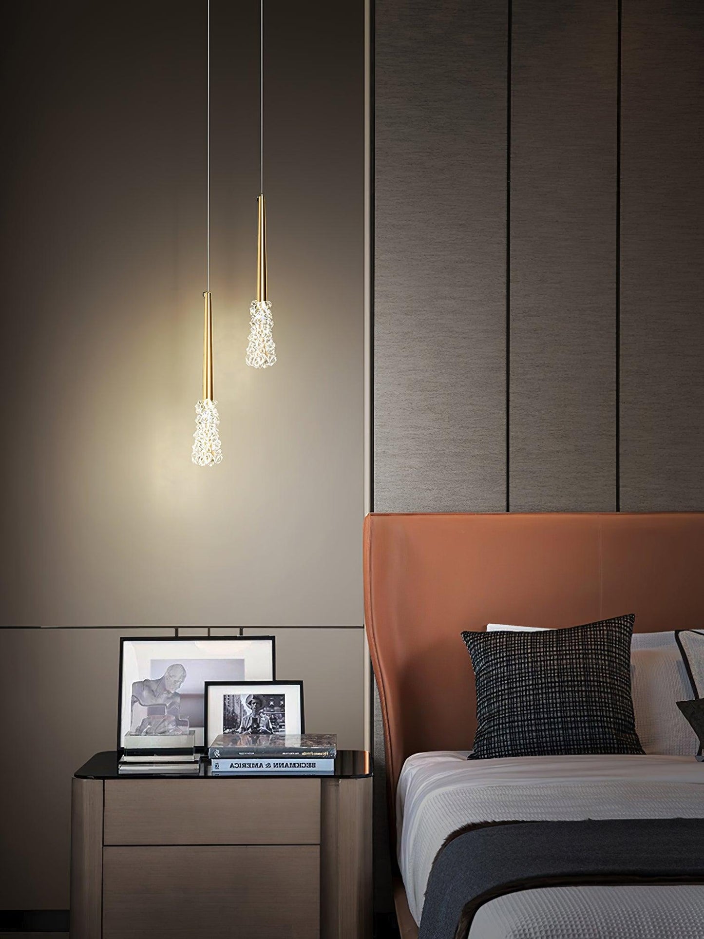 Mozzi Crystal Hanging light Pendant Light