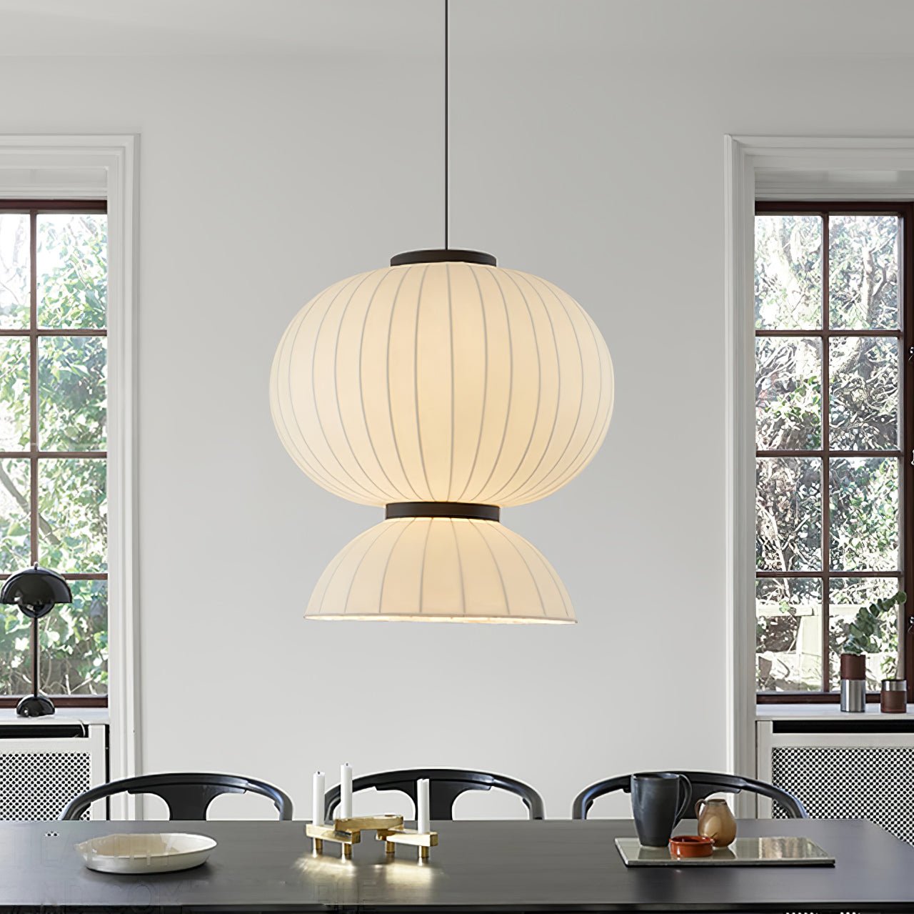 Mulberry Silk Lantern Droplight Pendant Light