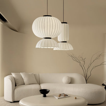 Mulberry Silk Lantern Droplight Pendant Light