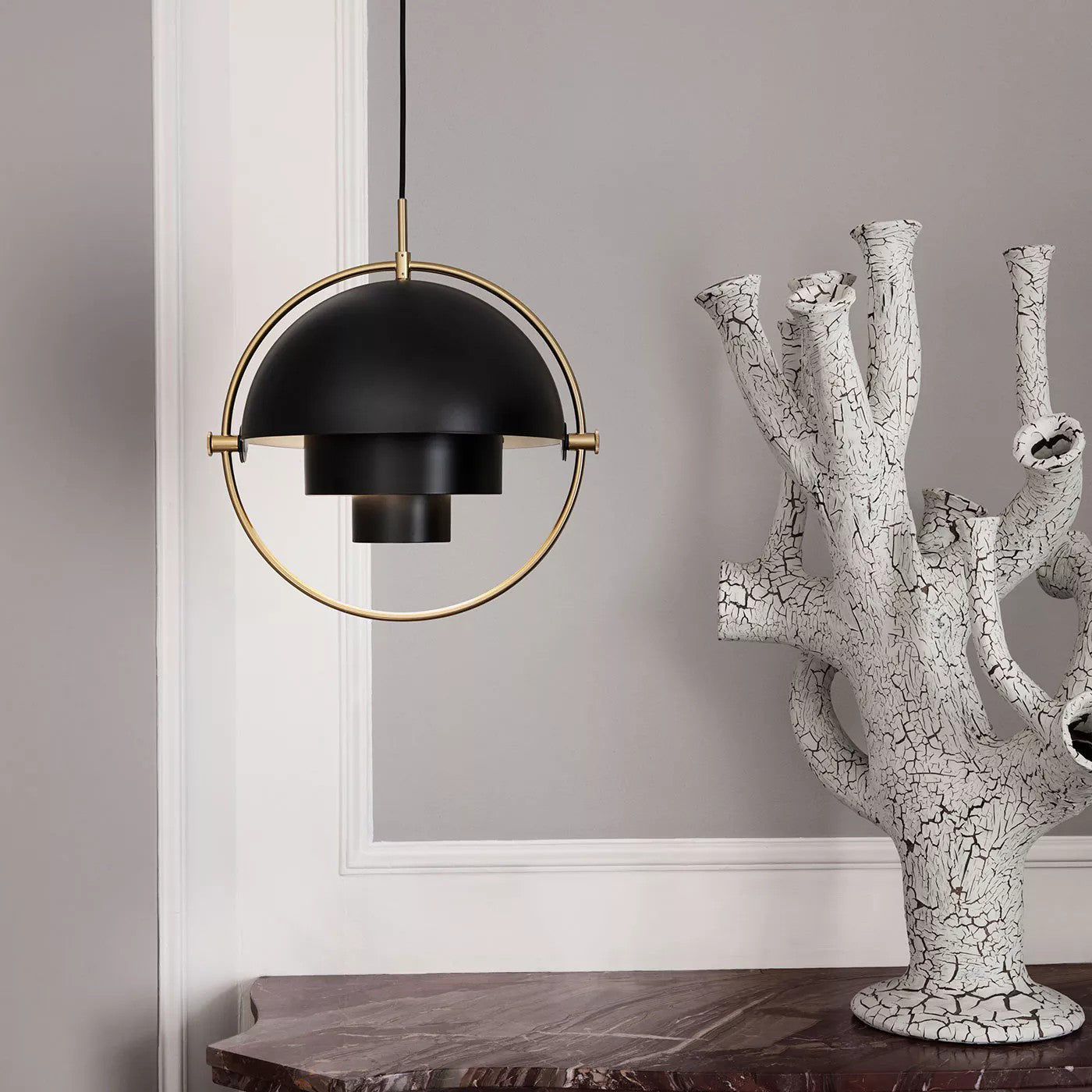 Deformed Ball Pendant Light