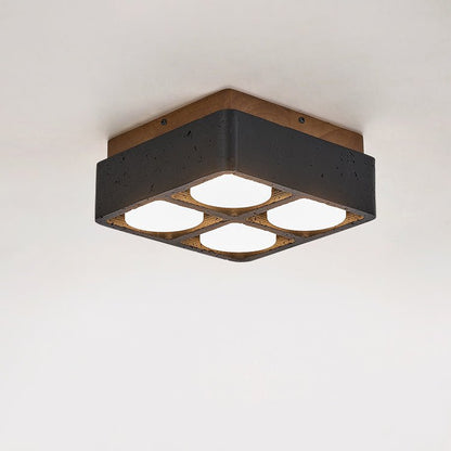 Multi Spot Square Ceiling Lamp