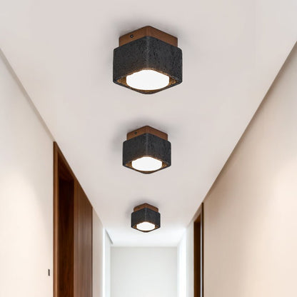 Multi Spot Square Ceiling Lamp