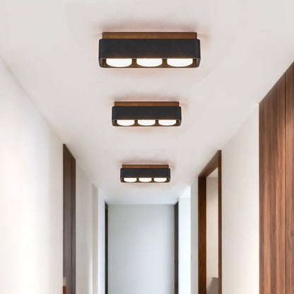Multi Spot Square Ceiling Lamp