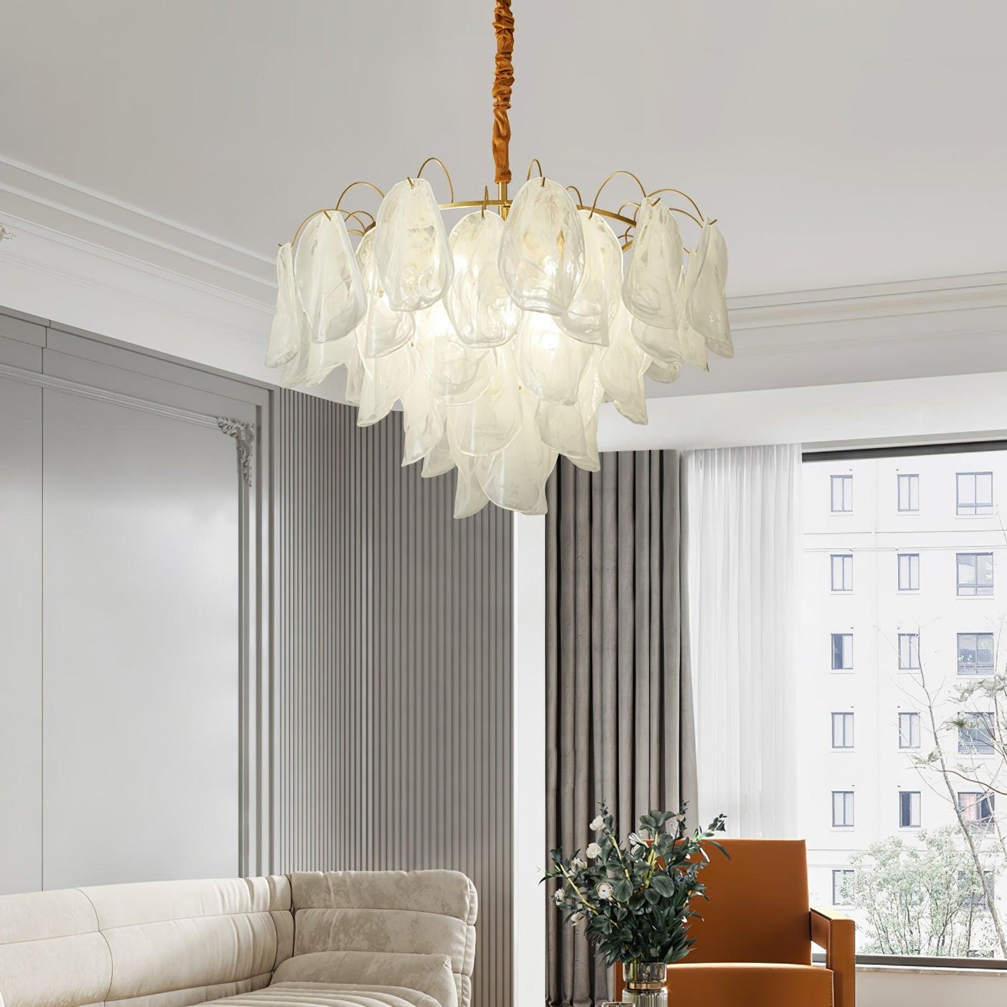 Multi Tier Cloud Glass Houselight Pendant Light