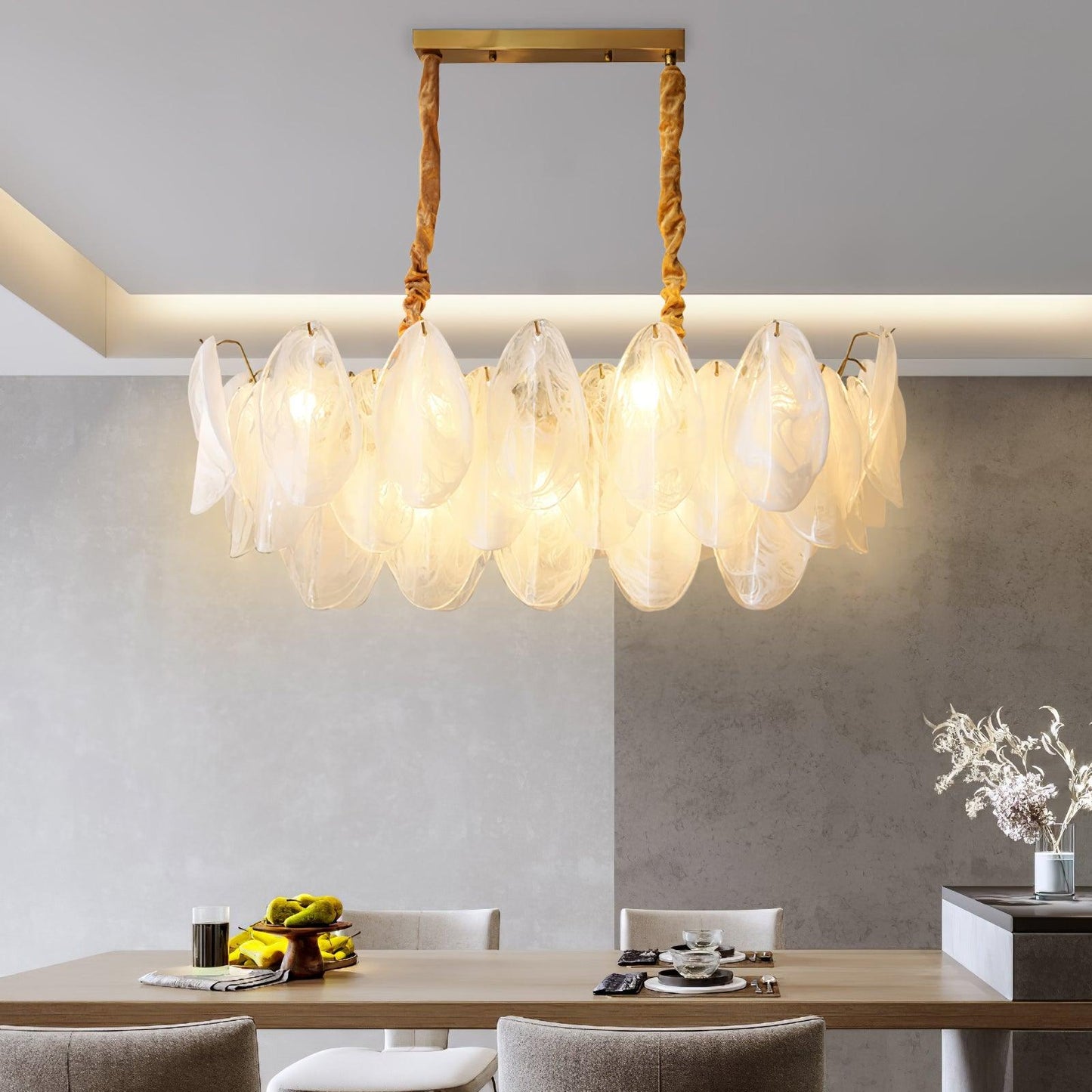 Multi Tier Cloud Glass Houselight Pendant Light