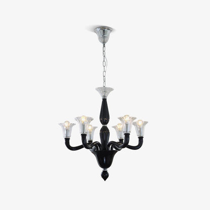 Murano Candle Candelabrum Chandelier