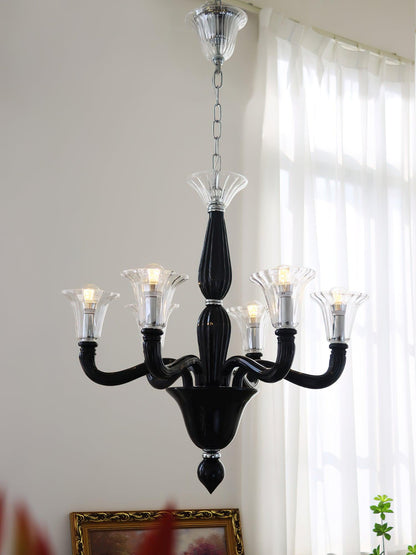 Murano Candle Candelabrum Chandelier