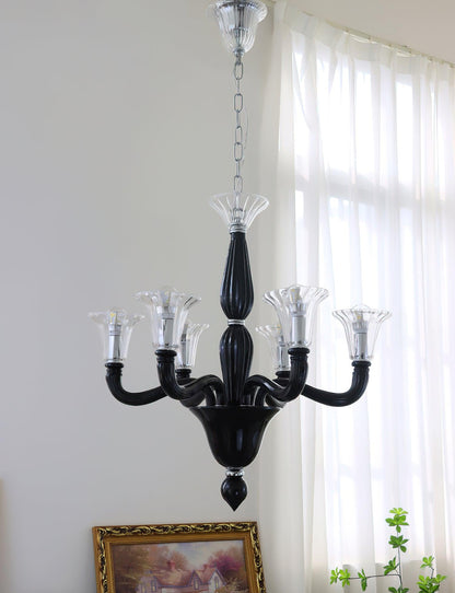 Murano Candle Candelabrum Chandelier