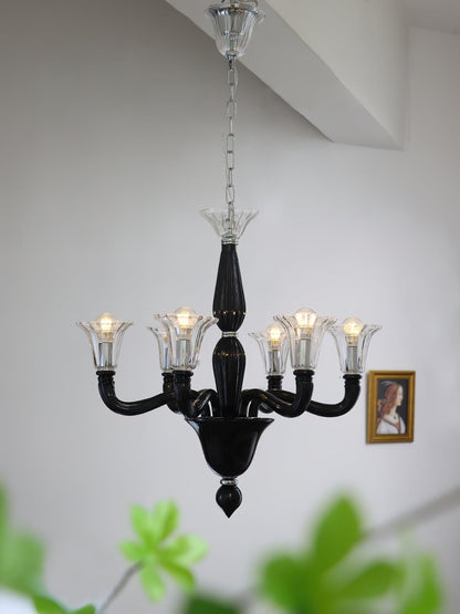 Murano Candle Candelabrum Chandelier