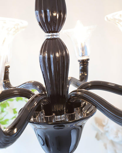 Murano Candle Candelabrum Chandelier