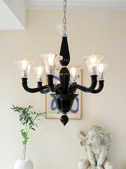 Murano Candle Candelabrum Chandelier