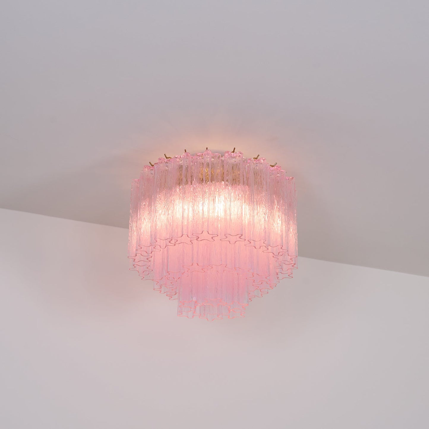 Murano Pink Glass Ceiling light Ceiling Light