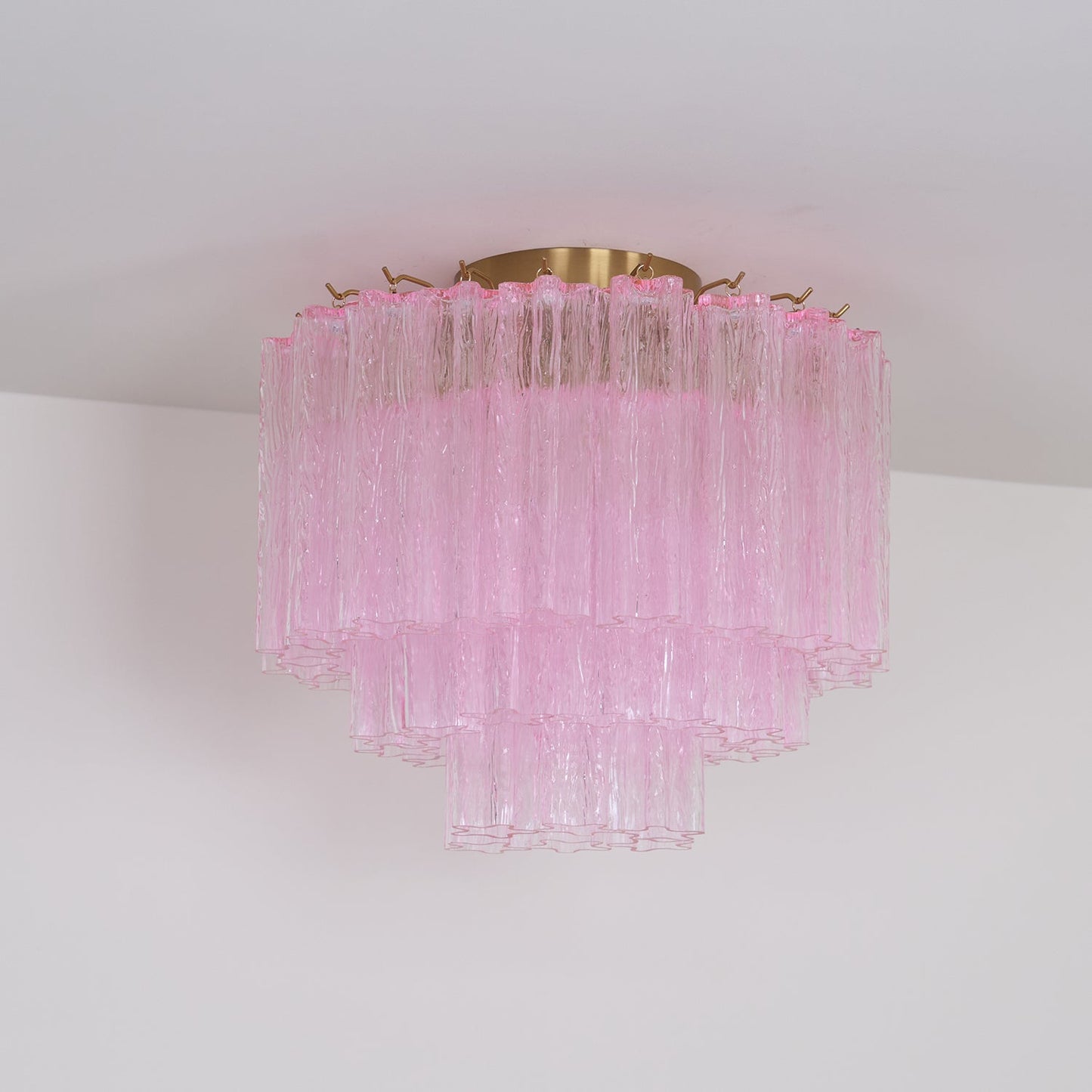 Murano Pink Glass Ceiling light Ceiling Light