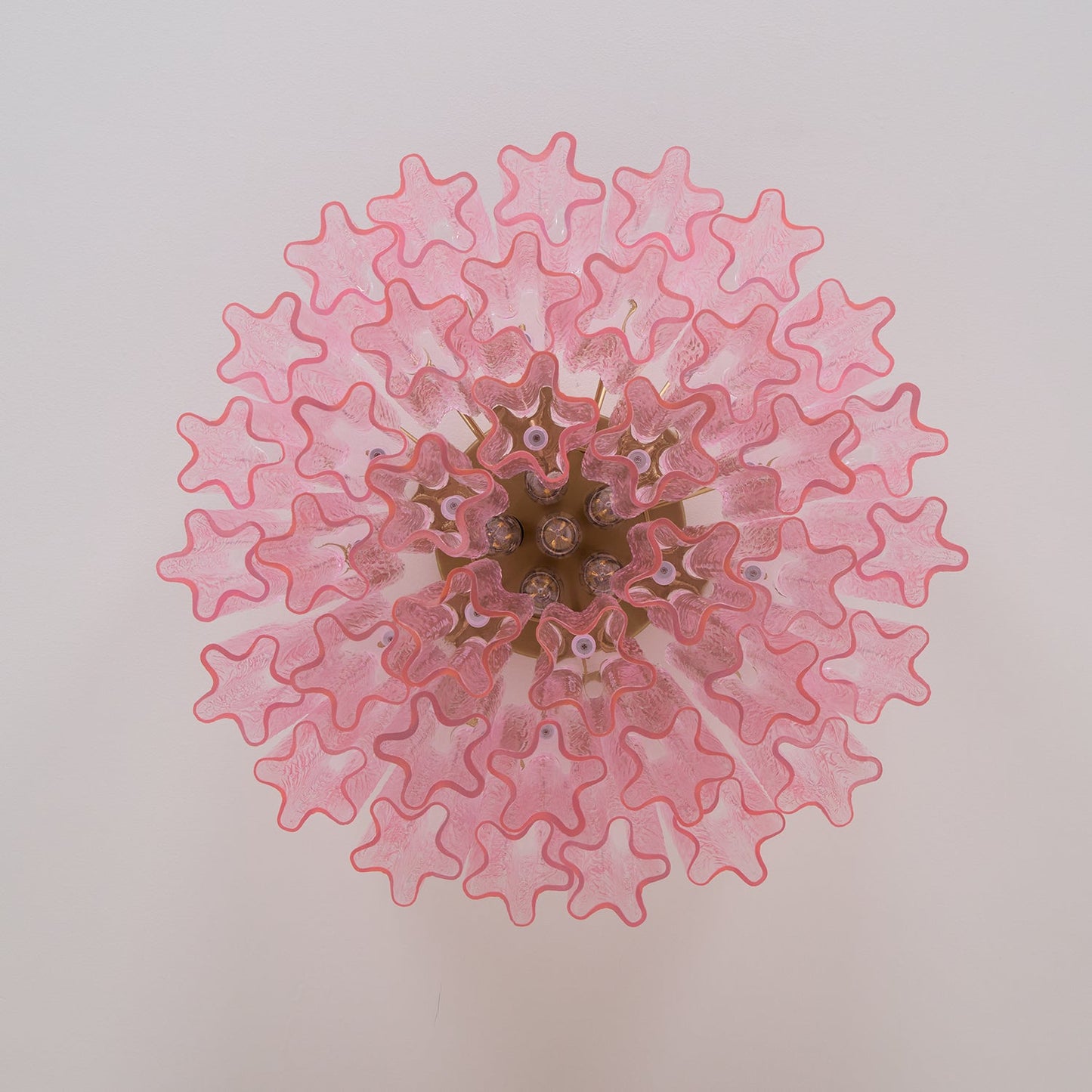 Murano Pink Glass Ceiling light Ceiling Light