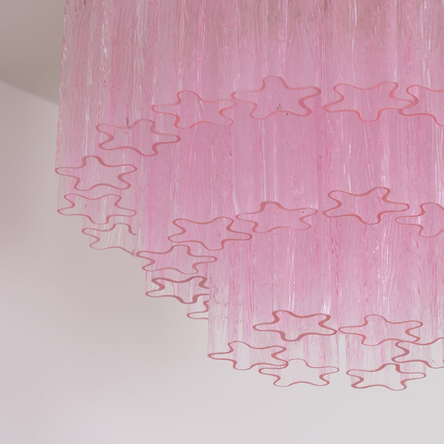 Murano Pink Glass Ceiling light Ceiling Light