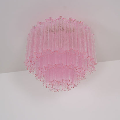 Murano Pink Glass Ceiling light Ceiling Light