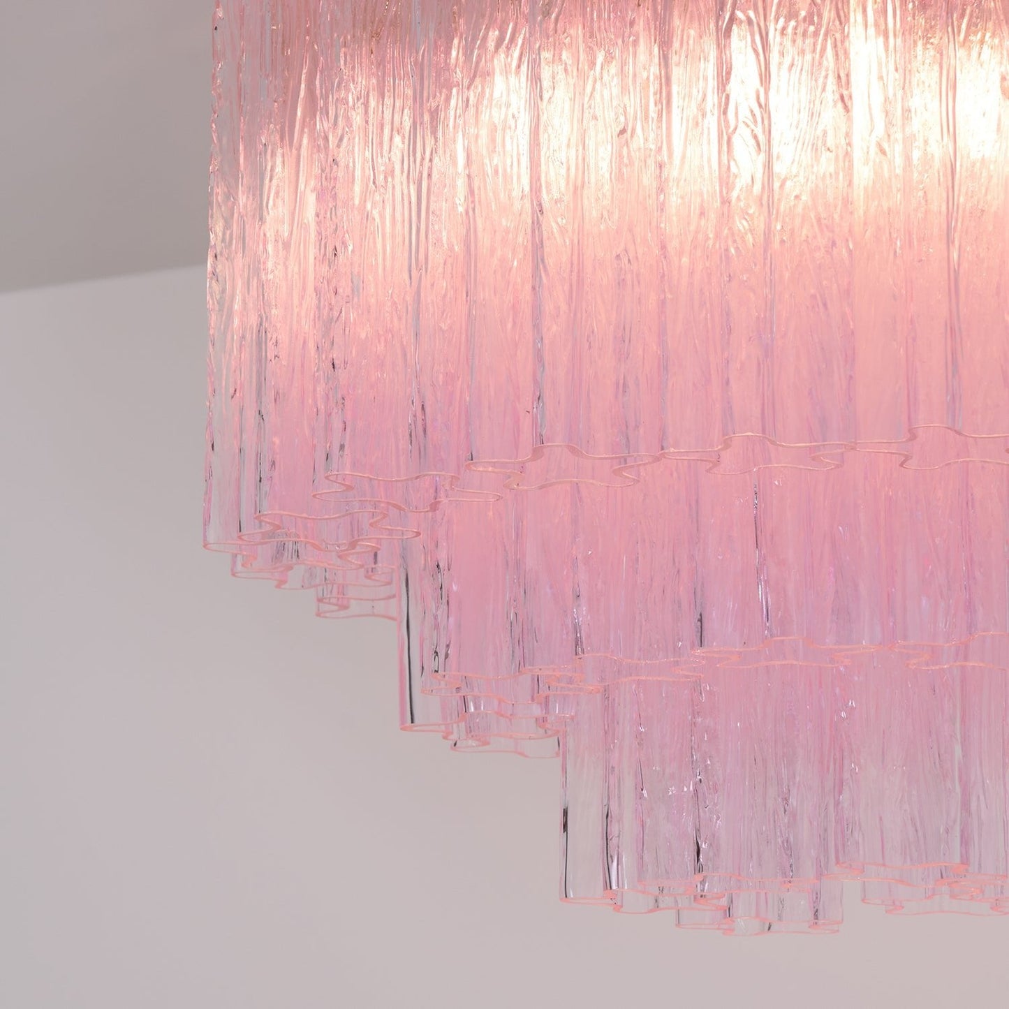 Murano Pink Glass Ceiling light Ceiling Light