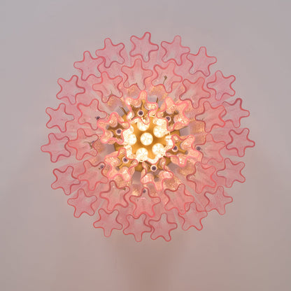 Murano Pink Glass Ceiling light Ceiling Light