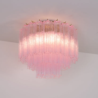 Murano Pink Glass Ceiling light Ceiling Light