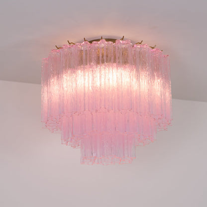 Murano Pink Glass Ceiling light Ceiling Light