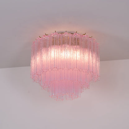 Murano Pink Glass Ceiling light Ceiling Light