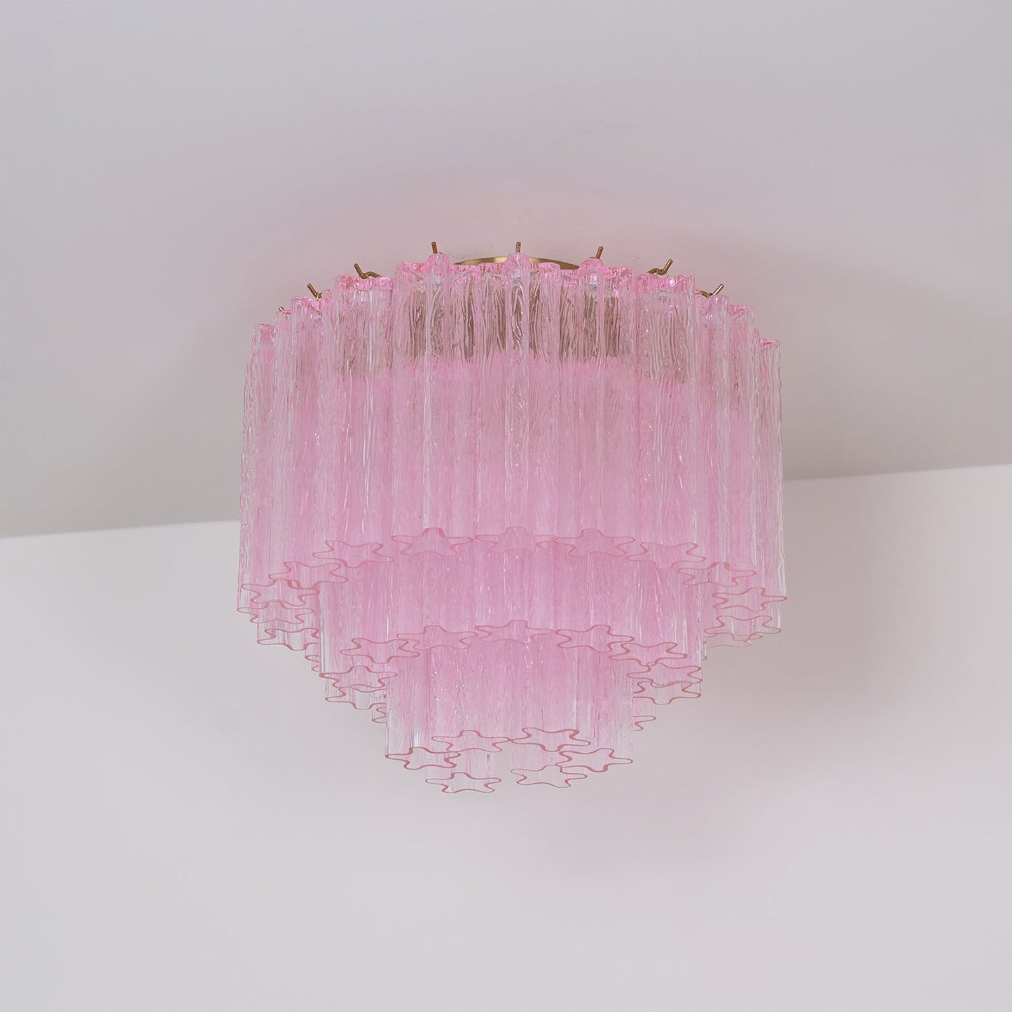 Murano Pink Glass Ceiling light Ceiling Light