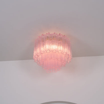 Murano Pink Glass Ceiling light Ceiling Light