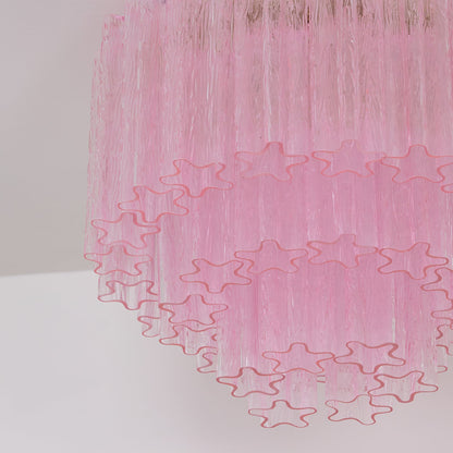 Murano Pink Glass Ceiling light Ceiling Light