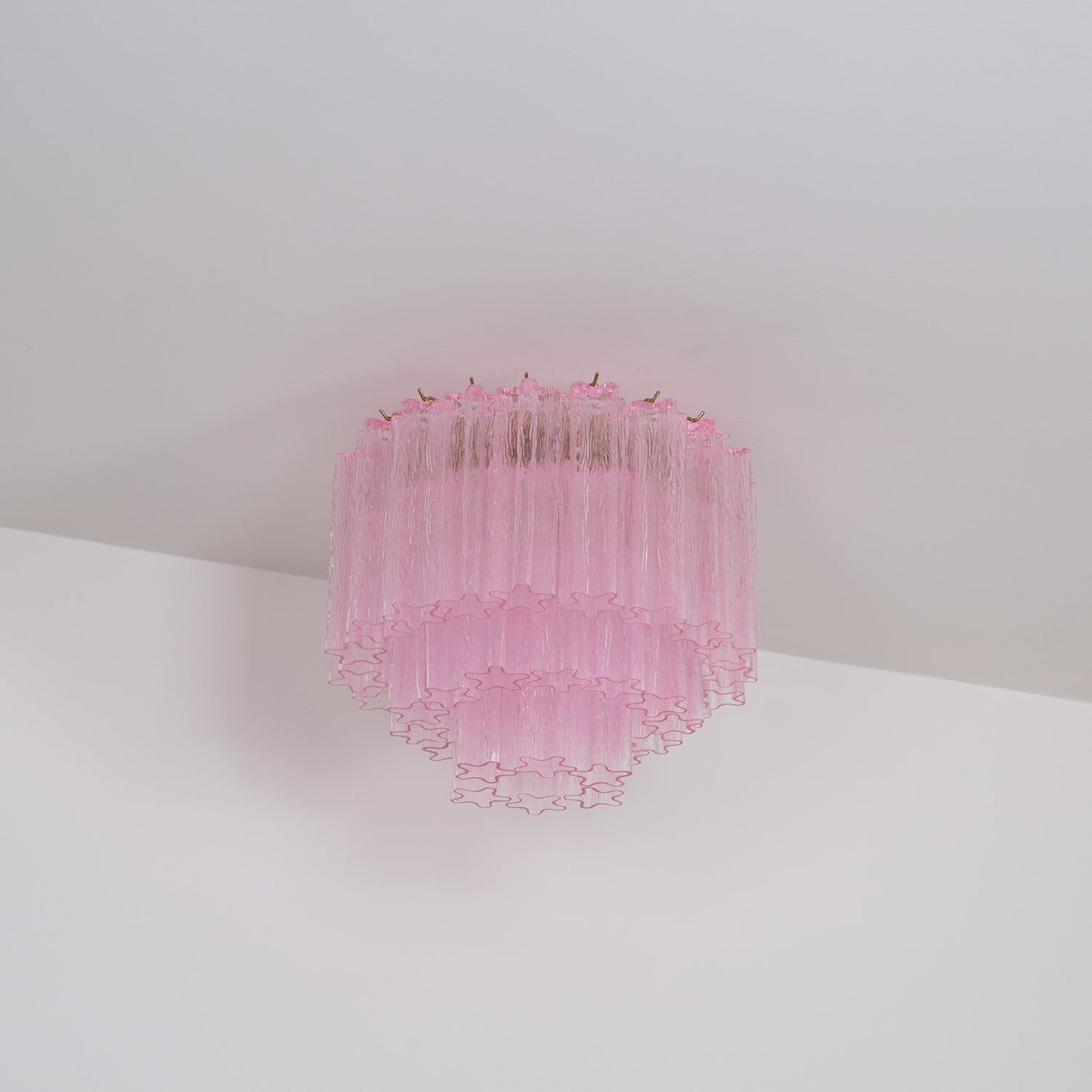 Murano Pink Glass Ceiling light Ceiling Light