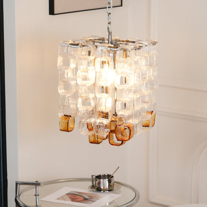 Murano Poliarte Interlocking Electrolier Chandelier