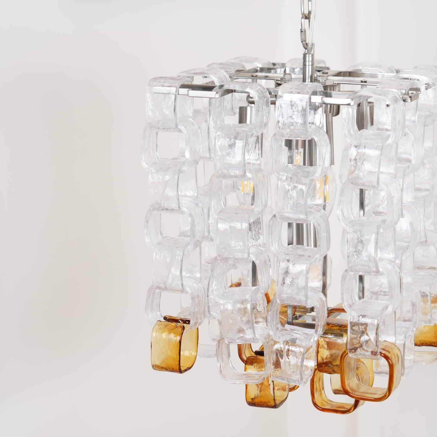 Murano Poliarte Interlocking Electrolier Chandelier