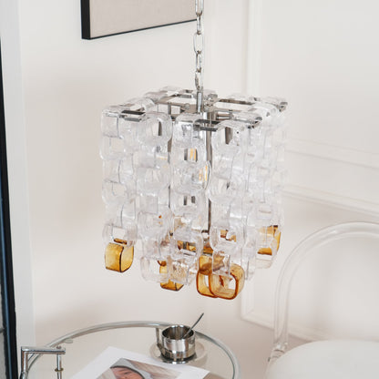 Murano Poliarte Interlocking Electrolier Chandelier