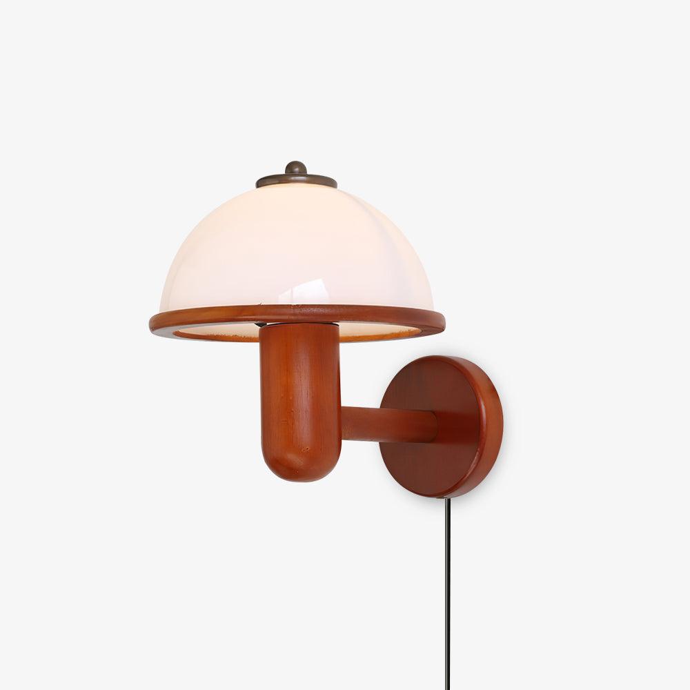 Mushroom Wood Lamp bracket Wall Lamp