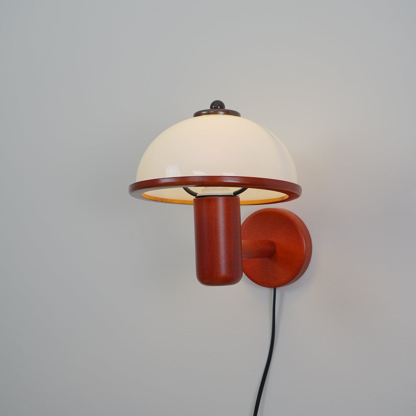 Mushroom Wood Lamp bracket Wall Lamp