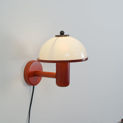 Mushroom Wood Lamp bracket Wall Lamp