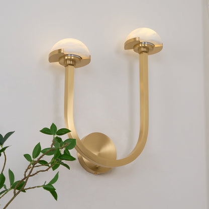 Mushroom Alabaster Wall light fixture Wall Lamp