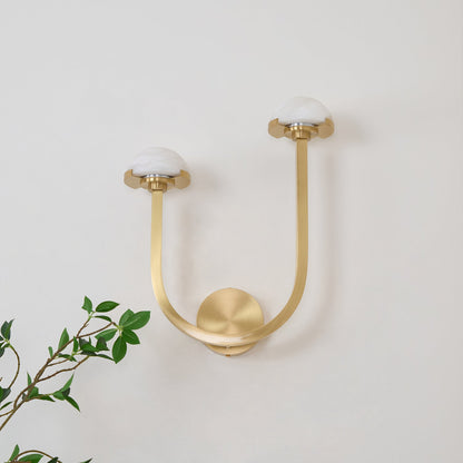 Mushroom Alabaster Wall light fixture Wall Lamp